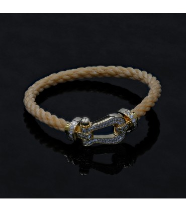 Fred Force 10 diamonds and gold bracelet