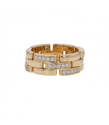 Cartier Maillon Panthère diamonds and gold ring