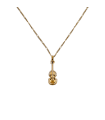 Diamonds and gold necklace