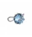 Dior Oui aquamarine, diamonds and gold ring