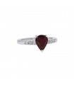 Bague or et rubis - Certificat GIA Rubis 1,66 cts