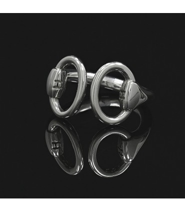 Hermès Nausicaa silver ring