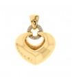 Bulgari diamonds and gold pendant