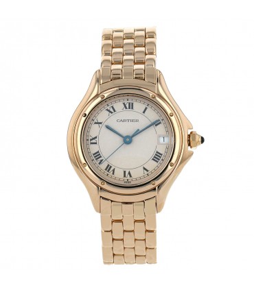 Cartier Cougar gold watch