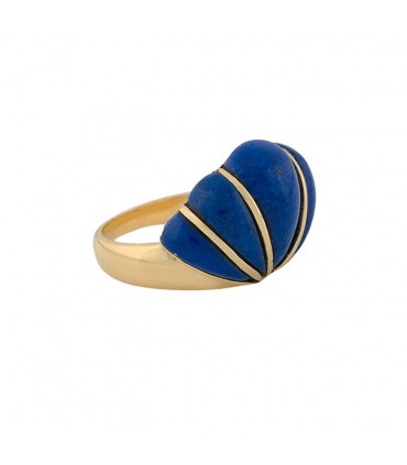 Mellerio Dits Meller lapis lazuli and gold ring