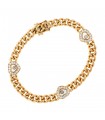 Chopard Happy Diamonds and gold bracelet