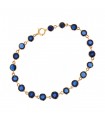 Sapphires and gold bracelet