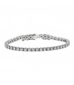 Bracelet platine et diamants