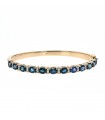 Diamonds, sapphires and gold bracelet