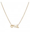 Dior Oui diamond and gold necklace