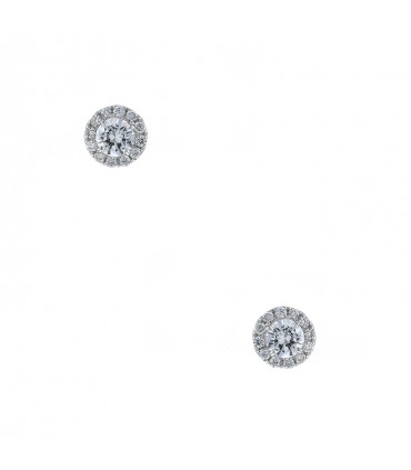 Boucles d’oreilles or et diamants