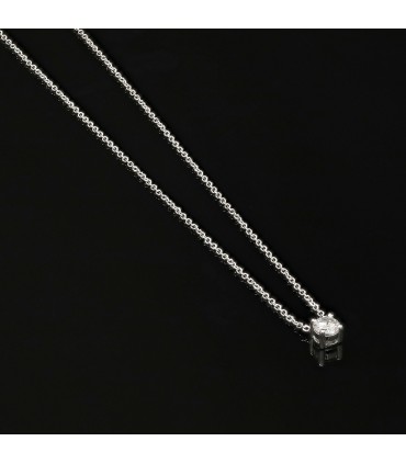 Diamond and gold necklace