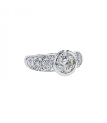 Diamonds and gold ring