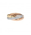 Cartier Trinity diamonds and gold ring