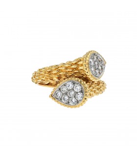 Boucheron Serpent Bohème diamonds and gold ring