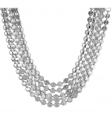 Hermès silver necklace