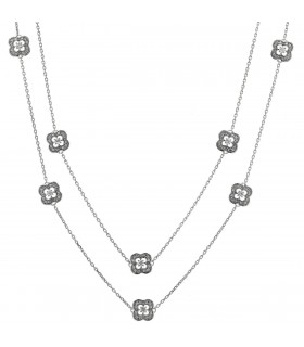 Mauboussin Chance Of My Life diamonds and 18k gold necklace
