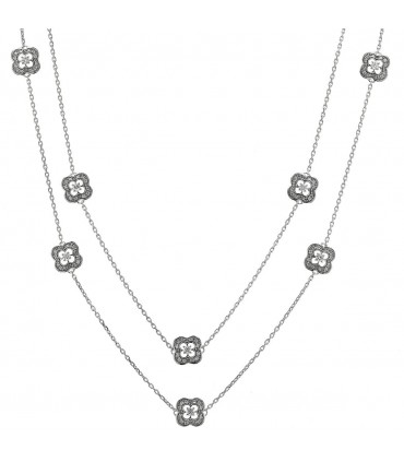 Mauboussin Chance Of My Life diamonds and 18k gold necklace