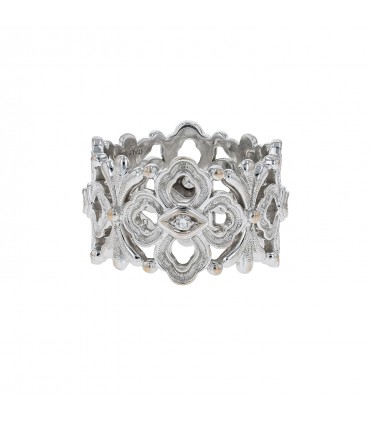 Buccellati Eternelle Opera diamonds and gold ring