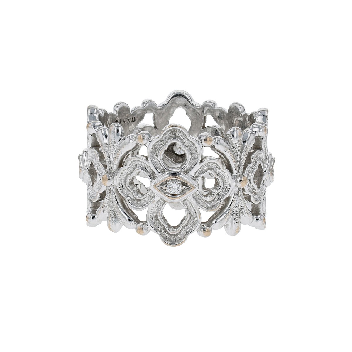 Buccellati Eternelle Opera diamonds and gold ring