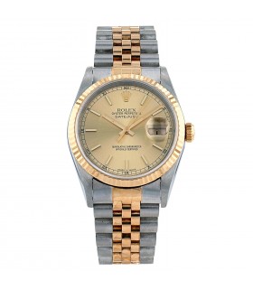 Rolex DateJust stainless steel and gold watch