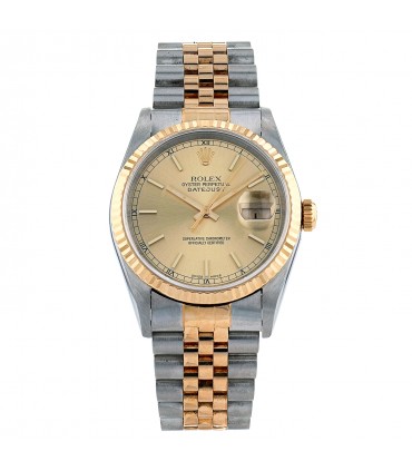 Rolex DateJust stainless steel and gold watch