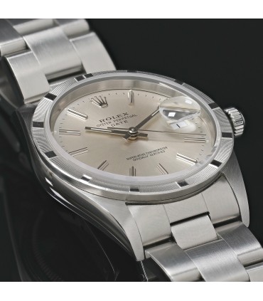 Rolex Date stainless steel watch