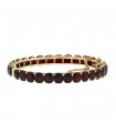 Garnets and gold bracelet