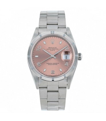 Rolex Date stainless steel watch