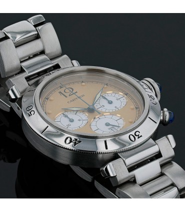 Cartier Pasha stainless steel watch