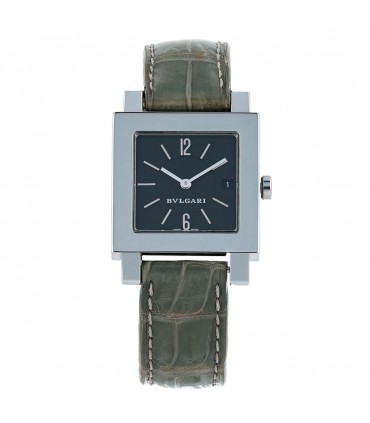 Bulgari Quadrato stainless steel watch