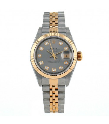 Rolex DateJust stainless steel and gold watch Circa 1992