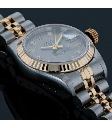 Rolex DateJust stainless steel and gold watch Circa 1992