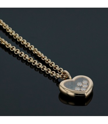 Chopard Happy Diamonds, diamonds and gold pendant
