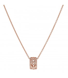 Bulgari Parentesi diamonds and gold necklace