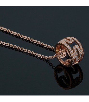 Bulgari Parentesi diamonds and gold necklace