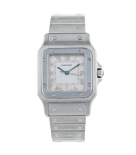 Cartier Santos stainless steel watch