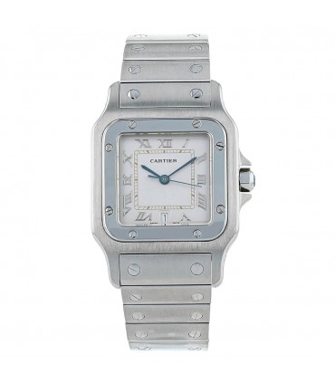 Cartier Santos stainless steel watch