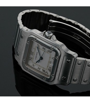 Cartier Santos stainless steel watch