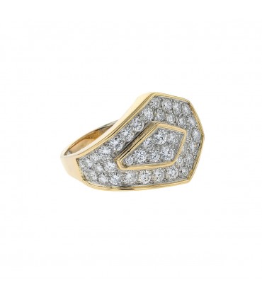 Diamonds and gold ring