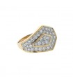 Diamonds and gold ring