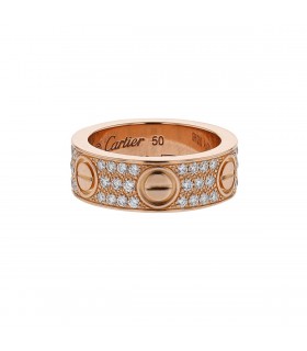 Bague Cartier Love Pavée