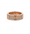 Cartier Love Pavé diamonds and gold ring