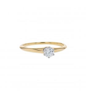 Tiffany & Co. diamond, gold and platinum ring