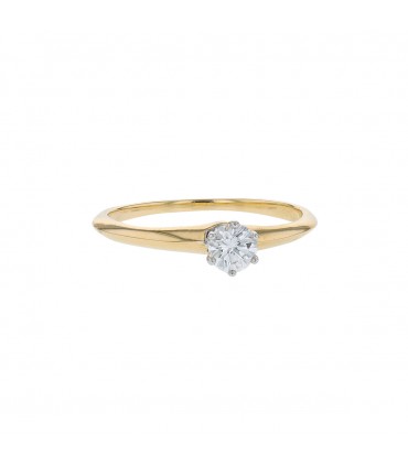 Tiffany & Co. diamond, gold and platinum ring