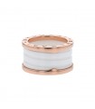 Bulgari Bzero 1 ceramic and gold ring