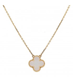 Van Cleef & Arpels Vintage Alhambra mother of pearl necklace