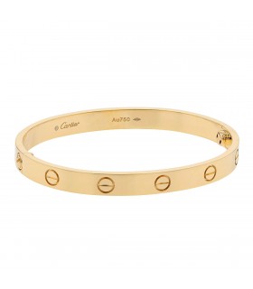 Cartier Love Gold Bracelet Size 17