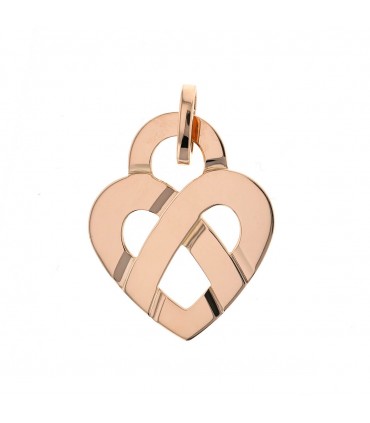 Poiray Coeur Entrelacé gold pendant