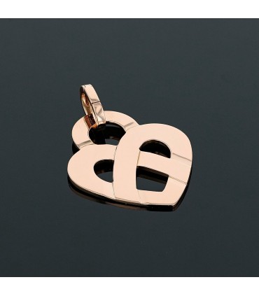Poiray Coeur Entrelacé gold pendant